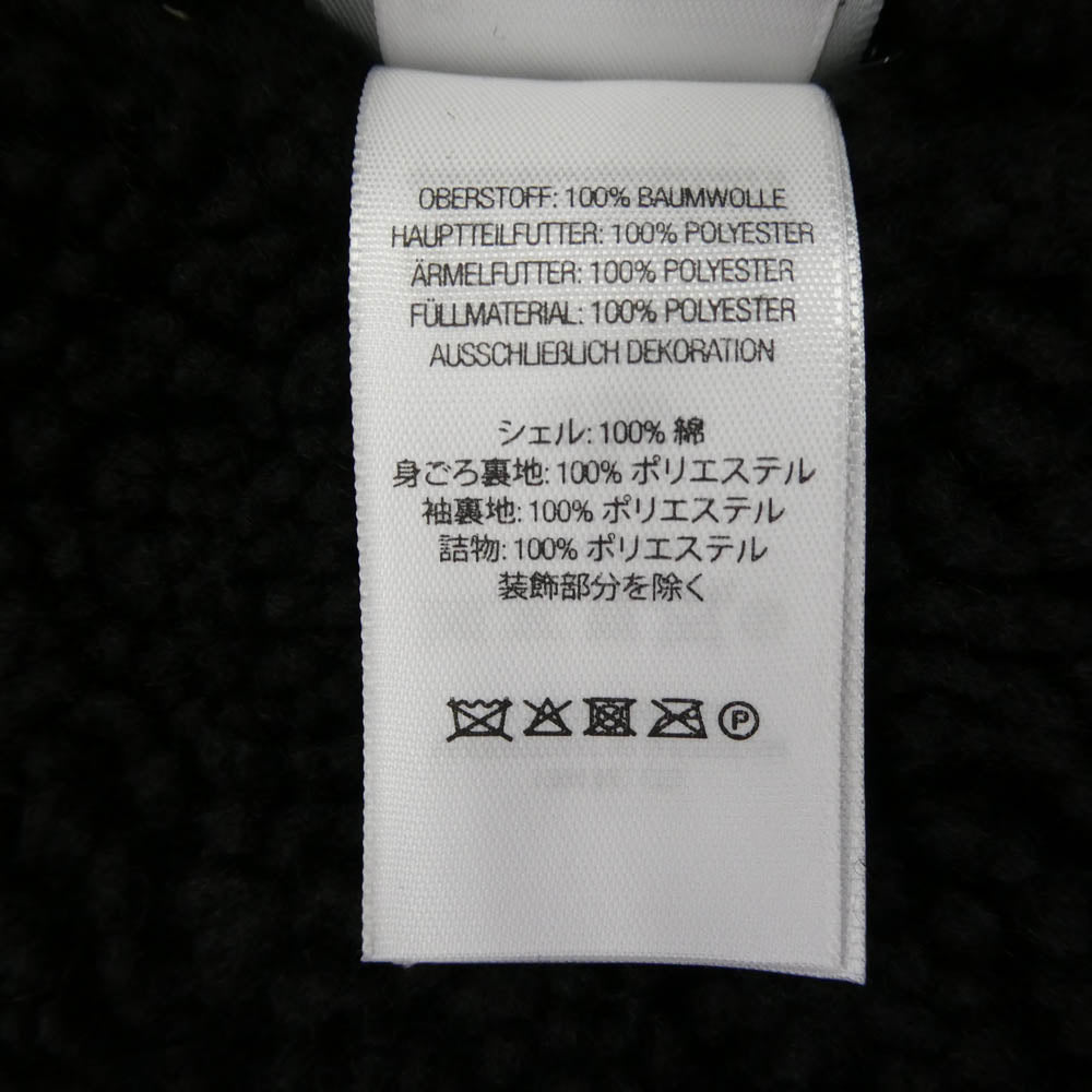 Supreme シュプリーム 25AW Faux Shearling Lined Bomber Jacket フェイク シアリング ラインド ボンバー ジャケット ブラック系 M【極上美品】【中古】