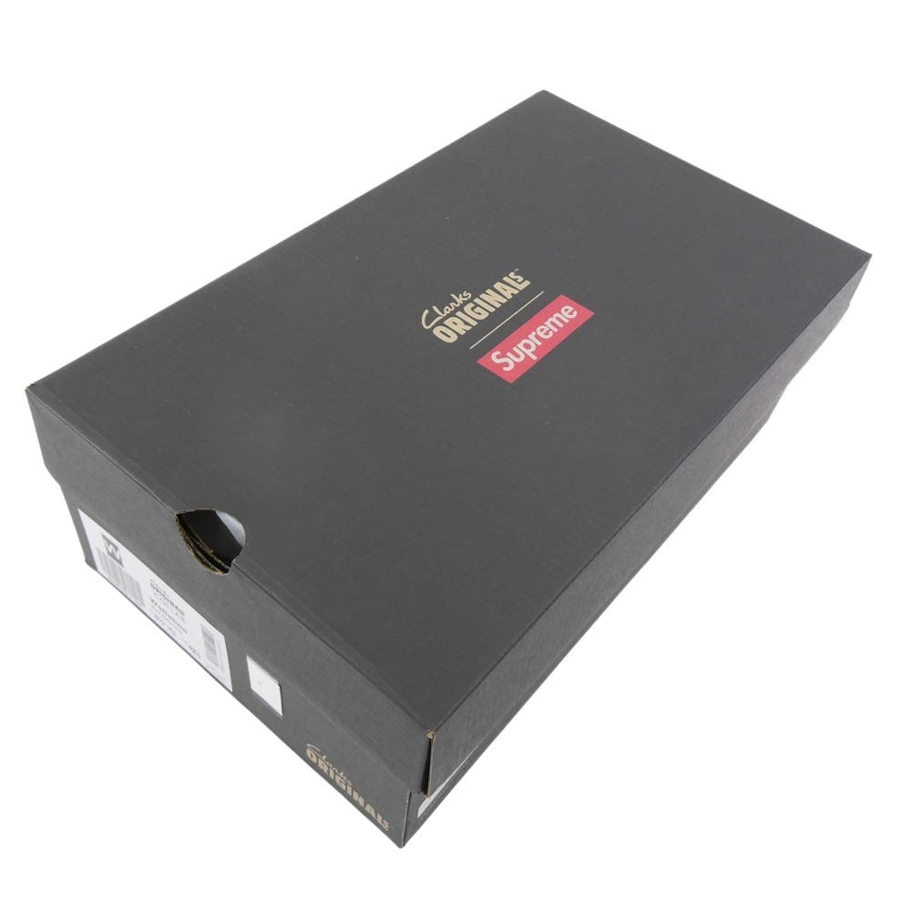 Supreme シュプリーム 25SS × Clarks クラークス wallabee grey reflective リフレクティブ ワラビー シューズ グレー系 8.5【新古品】【未使用】【中古】