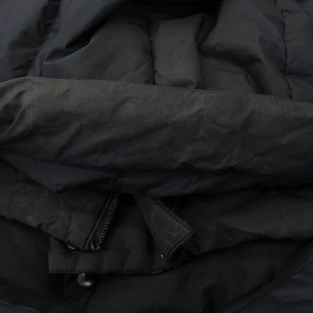 UNITED ARROWS ユナイテッドアローズ 3225-299-2000 × NANGA ナンガ × GLR Standard STD GLR ナイロン フーデッド ダウンジャケット ネイビー系 M【中古】