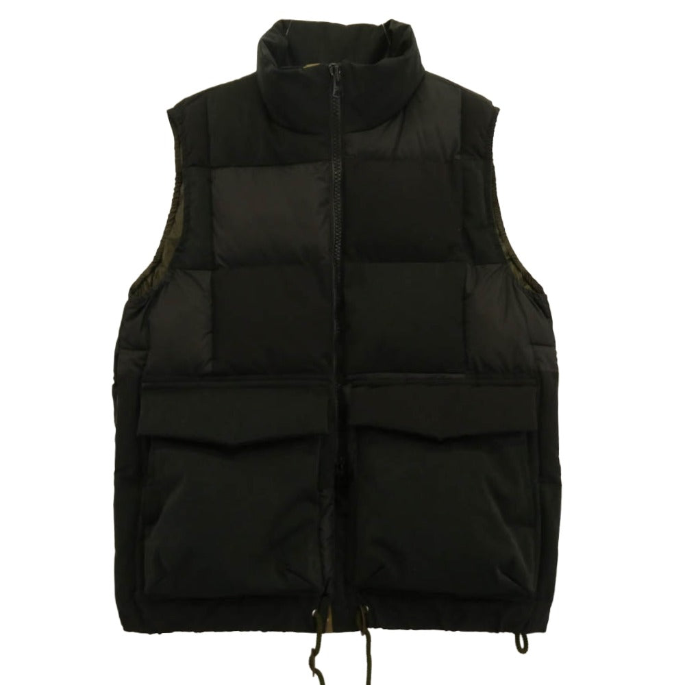 Sacai サカイ 23AW 23-03211M Faux Suede Mix Vest フェイクスエード パテッド ベスト ブラック系 2【中古】 Sacai サカイ 23AW 23-03211M Faux Suede Mix Vest フェイクスエード