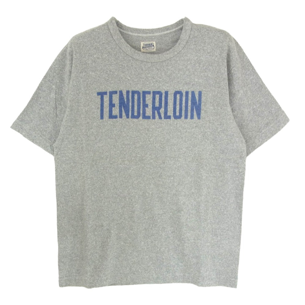 TENDERLOIN テンダーロイン TEE TENDERLOIN ロゴプリント 霜降り 半袖
