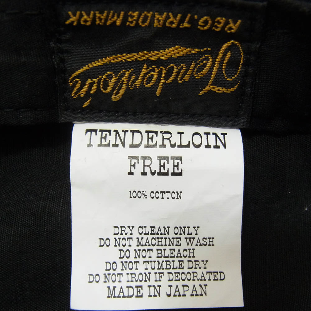 TENDERLOIN テンダーロイン V/J HAT SLUB ハット 帽子 ベレー帽 ブラック ブラック系 FREE【中古】