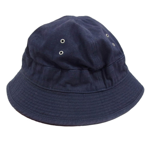 TENDERLOIN テンダーロイン JUNGLE HAT HERRING BONE ジャングルハット ヘリンボーン 帽子 ネイビー系 M【中古】