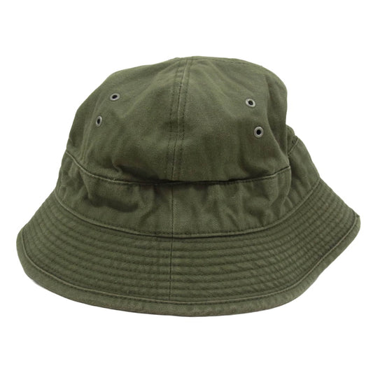 TENDERLOIN テンダーロイン JUNGLE HAT HERRING BONE ジャングルハット 帽子 カーキ系 M【中古】