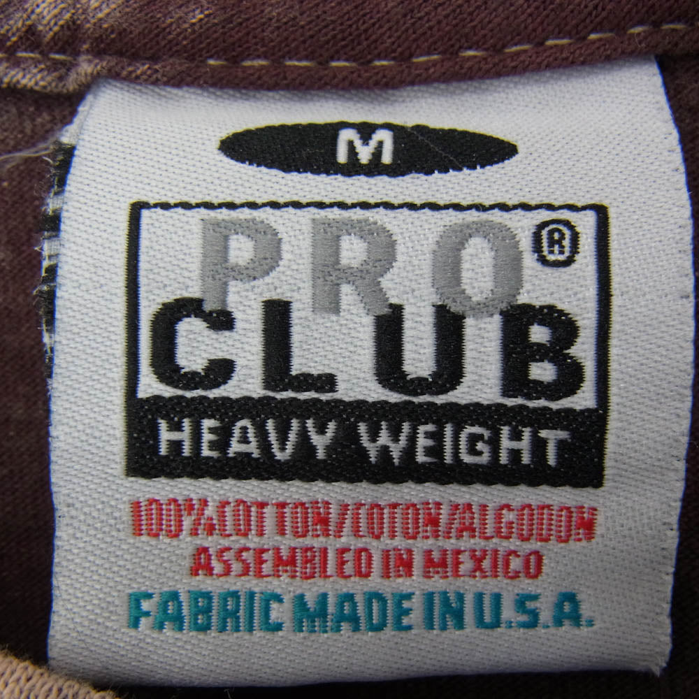 TENDERLOIN テンダーロイン TEE ACID WASH XXX ロゴ プリント アシッド ウォッシュド加工 半袖 Tシャツ ブラウン系 M【美品】【中古】