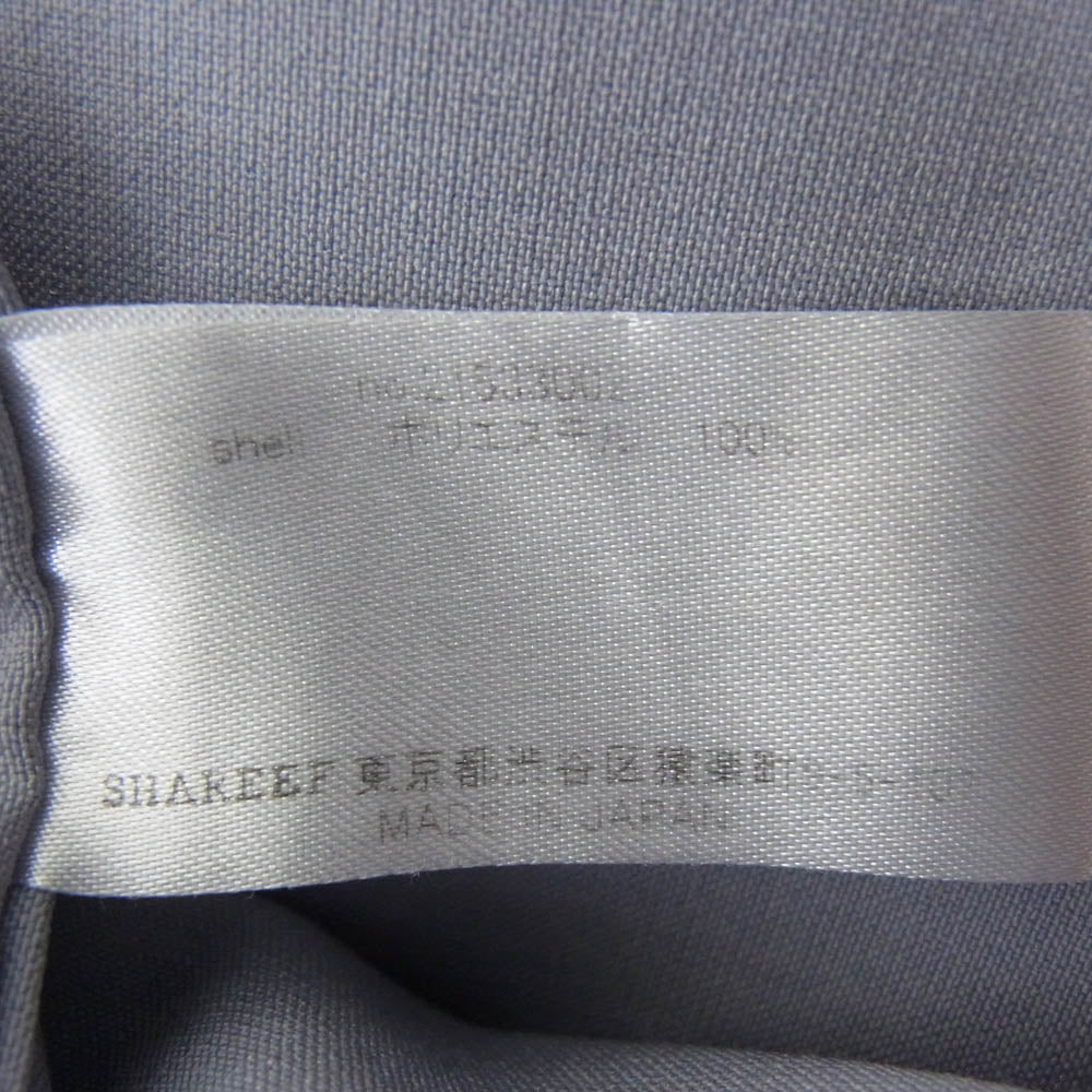 SHAREEF シャリーフ 21533002 SWITCHING S/S SHIRTS スイッチング ショートスリーブ 切替 半袖シャツ グレー系 1【中古】