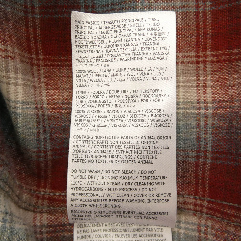 MAISON MARGIELA メゾンマルジェラ 23AW S67DT0010 × PENDLETON ペンドルトン オーバーサイズ チェックシャツ マルチカラー系 42【中古】