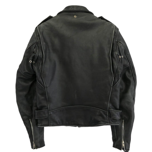 schott ショット 618 80s 90s バイカータグ後期 ライダース ジャケット ブラック系 36【中古】