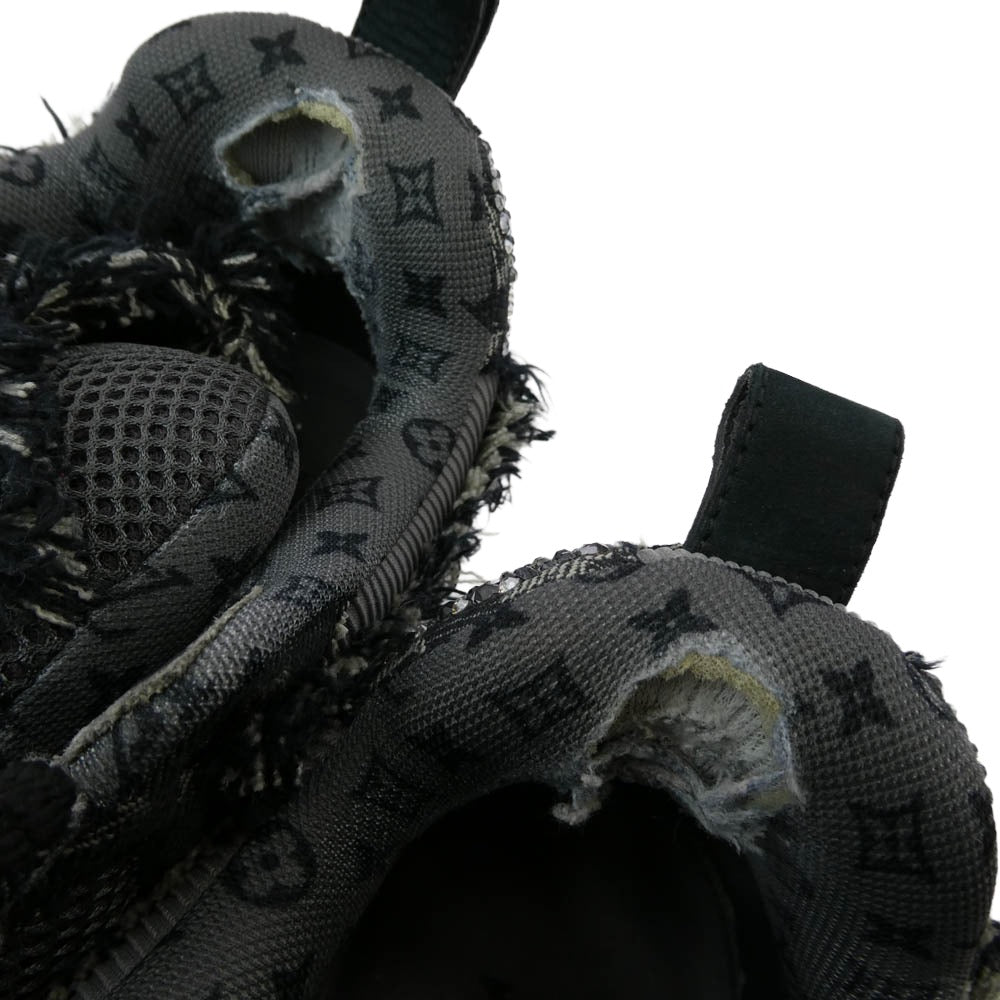 LOUIS VUITTON ルイ・ヴィトン 1ABMHT LV Skate Sneaker Swarovski Crystal スケート スニーカー ブラック系 7.5【中古】
