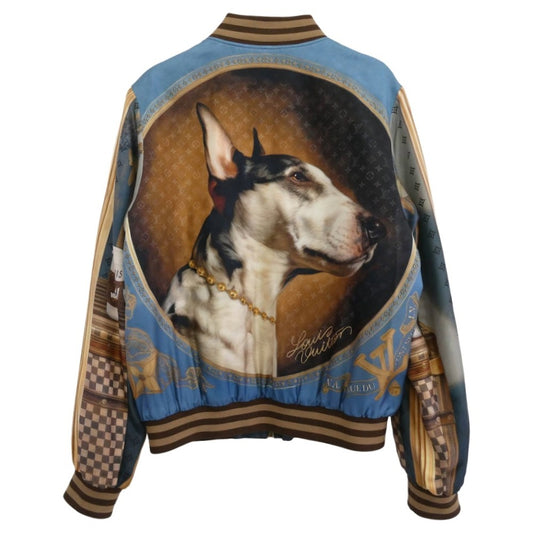 LOUIS VUITTON ルイ・ヴィトン 25SS RM251MM RCP HSB17E シルク スカーフ スーベニア ジャケット ブルゾン マルチカラー系 50【中古】