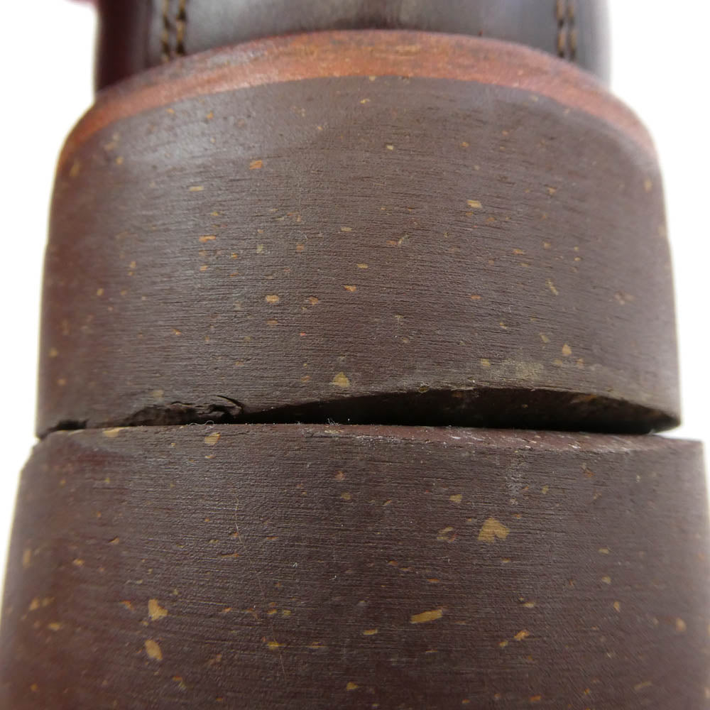 Chippewa チペワ 1901M74 4-IN SERVICE OXFORD 4インチ プレーントゥ サービス オックスフォード レザーシューズ ブラウン系 25.5cm【中古】