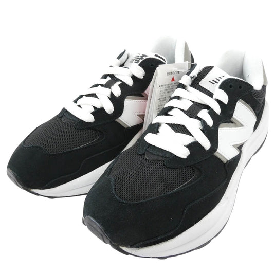 NEW BALANCE ニューバランス M5740CB スエード メッシュ ローカット スニーカー ブラック系 25.5cm【極上美品】【中古】