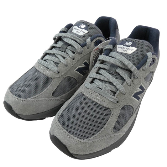 NEW BALANCE ニューバランス MW1880L1 FRESH FOAM 1880 フレッシュ フォーム スニーカー グレー グレー系 25.5cm【新古品】【未使用】【中古】