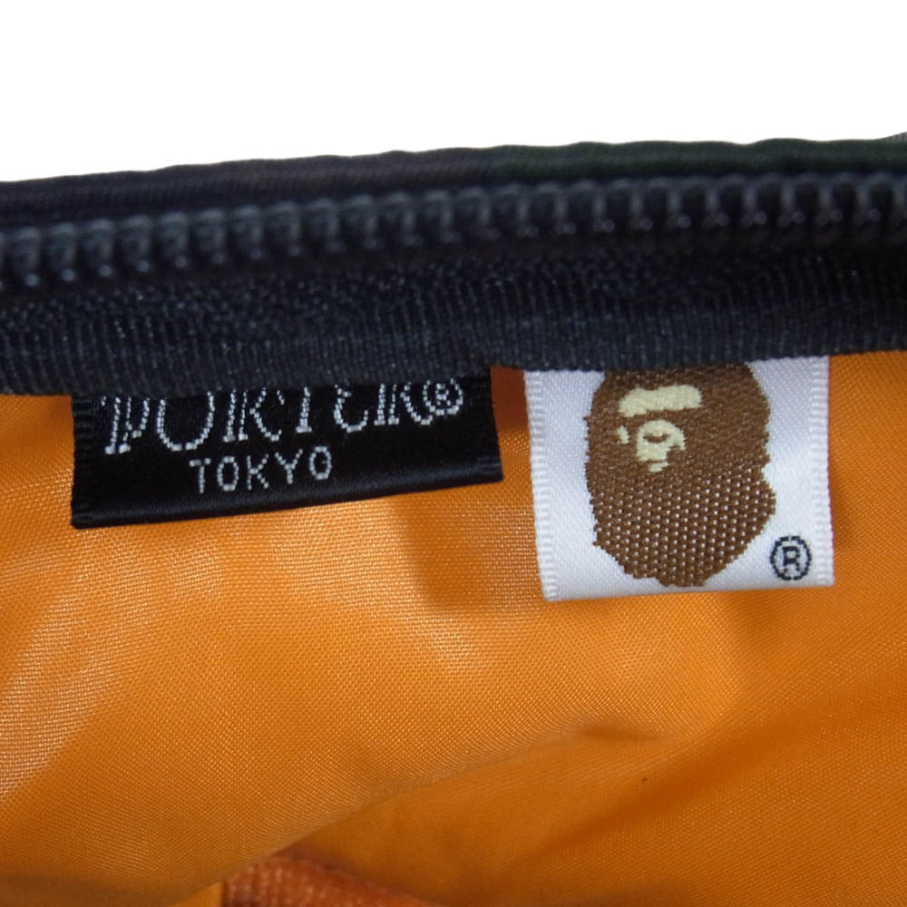 PORTER ポーター 001GDD831904X A BATHING APE アベイシングエイプ 1ST CAMO ONE SHOULDER BAG カモ ワンショルダー バッグ ベージュ系【中古】