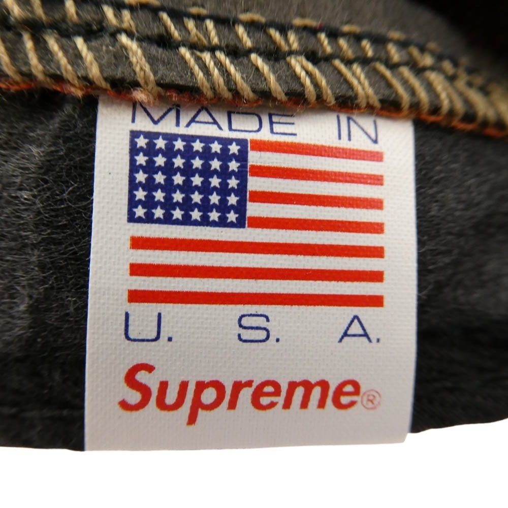 Supreme シュプリーム 12SS herringbone donegal camp cap ヘリンボーン ドネガル キャンプ キャップ オレンジ系【極上美品】【中古】