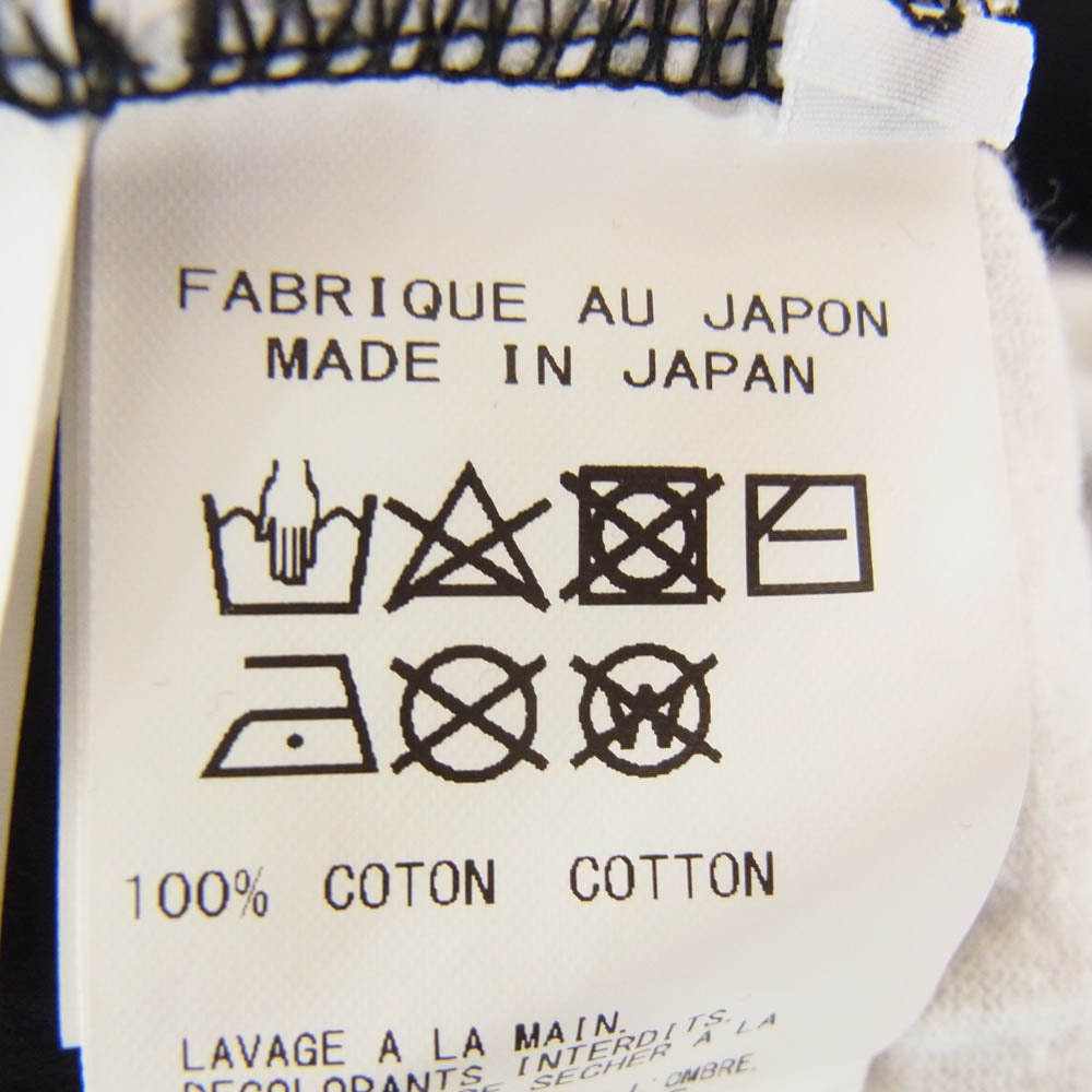 Yohji Yamamoto ヨウジヤマモト HD-T52-074 REGULATION Yohji Yamamoto レギュレーションヨウジヤマモト ボーダー 長袖 カットソー ブラック系 3【中古】