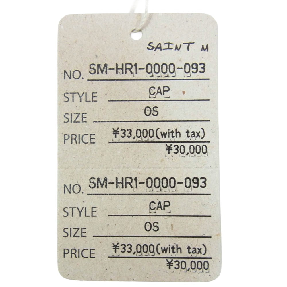 SAINT MICHAEL セントマイケル 25AW SM-HR1-0000-093 CAP BABY MICHAEL ワッペンデザイン キャップ 帽子 レッド系 OS【新古品】【未使用】【中古】