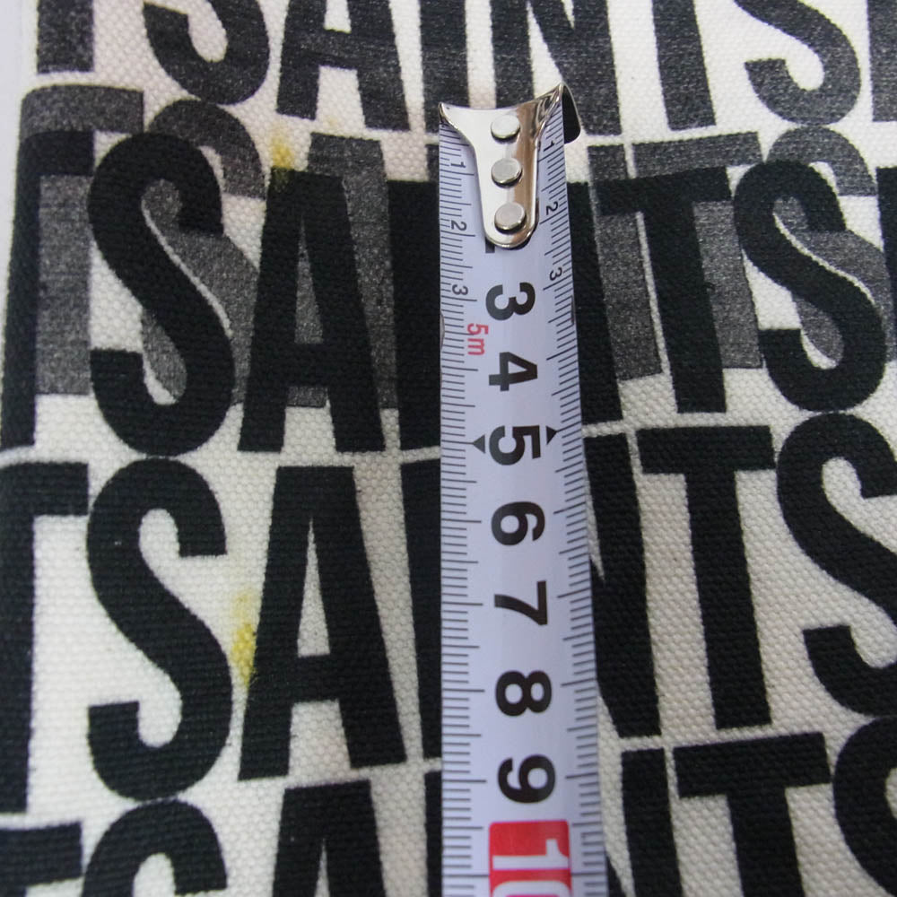 SAINT MICHAEL セントマイケル SM-YS1-0000-098 TOTE L ロゴプリント コットン トートバッグ パープル系【中古】