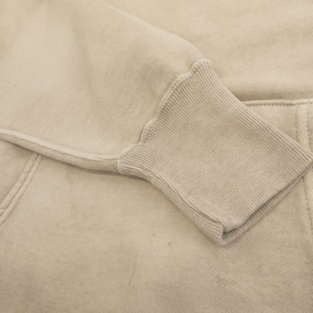 SAINT MICHAEL セントマイケル 25AW SM-HR1-0000-C55 × BerBerJin ベルベルジン AFTER HOODED HOODIE 後付け プルオーバーパーカー フーディー ベージュ系 L【極上美品】【中古】