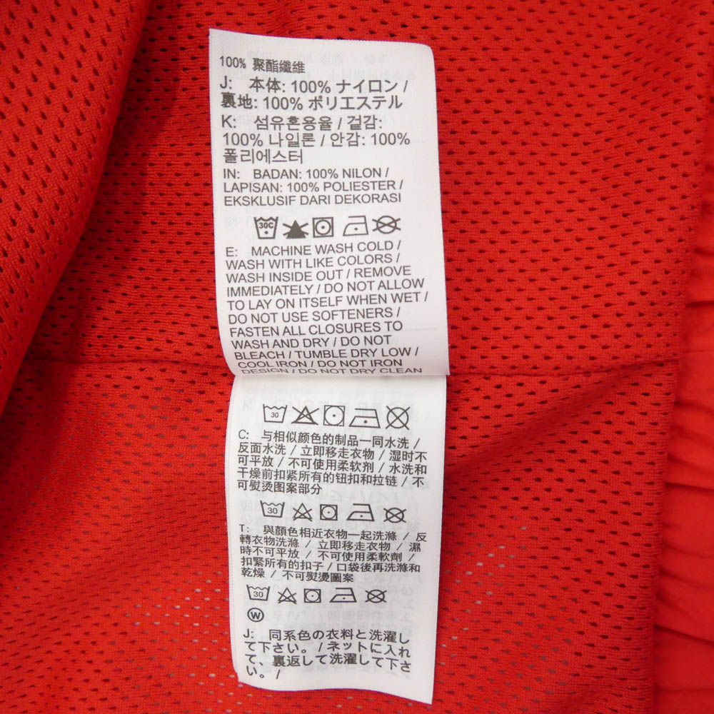 NIKE ナイキ CV9168-657 バックロゴ アノラック ウーブンジャケット ナイロン フーデッド ジャケット レッド系 XXL【中古】