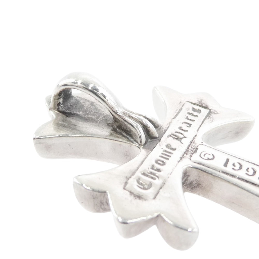 CHROME HEARTS クロムハーツ(原本無) CH CRS SML スモール CHクロス ペンダント トップ シルバー系【中古】