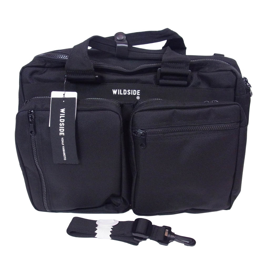 Yohji Yamamoto ヨウジヤマモト 24SS WS-I11-660-1-03 WILDSIDE YOHJI YAMAMOTO 3WAY BAG ワイルドサイド ヨウジヤマモト スリーウェイ バッグ ブラック系【新古品】【未使用】【中古】