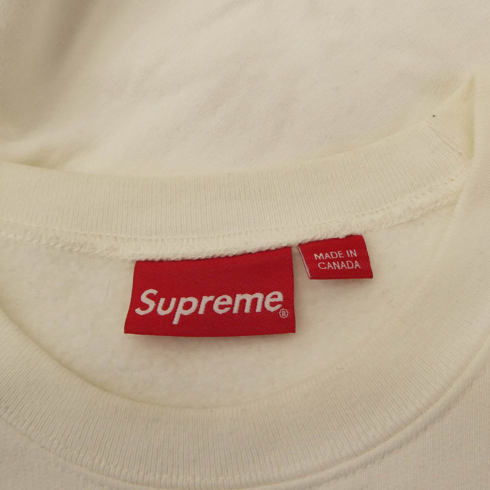 Supreme シュプリーム 21SS Gonz Logo Crewneck ゴンズ ロゴ クルーネック スウェット トレーナー ホワイト系 M【中古】