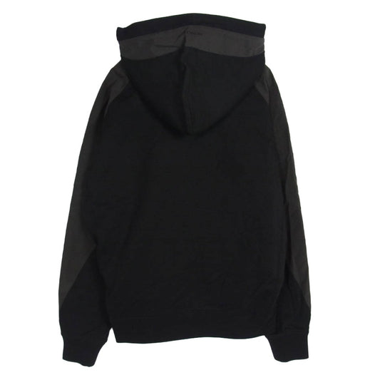MONCLER モンクレール 21AW g20918g00025 FELPA CON CAPPUCCIO フェルパ コン カプッチョ フーディー プルオーバー ブラック系 L【極上美品】【中古】
