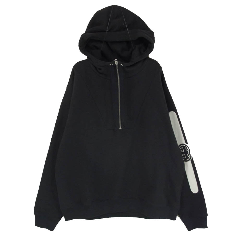 トップス GUCCI グッチ 20AW GGロゴ アームライン ハーフジップ プル