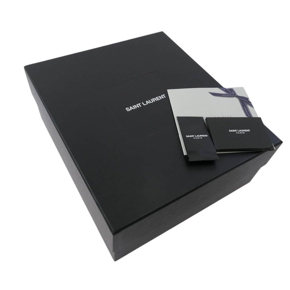 SAINT LAURENT サンローラン 549521 WYATT HARNESS BOOTS ワイアット ハーネス ブーツ ブラック系 41.5【中古】