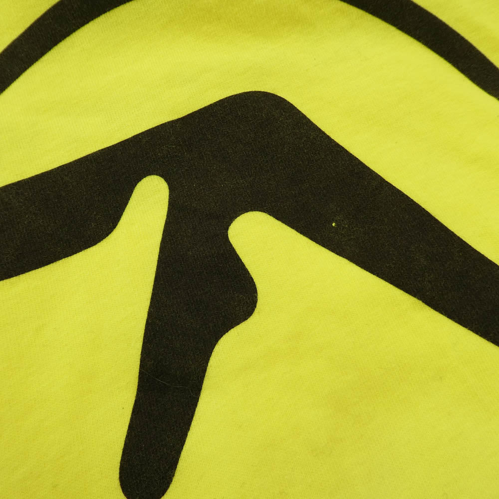 Supreme シュプリーム 25SS Aphex Twin Ambient Works Tee エイフェックス ツイン アンビエントワークス プリント クルーネック 半袖Tシャツ カットソー イエロー系 M【中古】