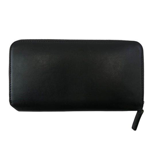 ACNE STUDIOS アクネストゥディオズ ラウンドファスナー レザー ロングウォレット 長財布 ブラック系【中古】