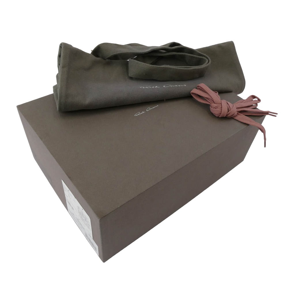 Rick Owens リックオウエンス RO01D2891LHL Lido low-top sneakers リド ファー ローカットスニーカー ピンク系 39【中古】