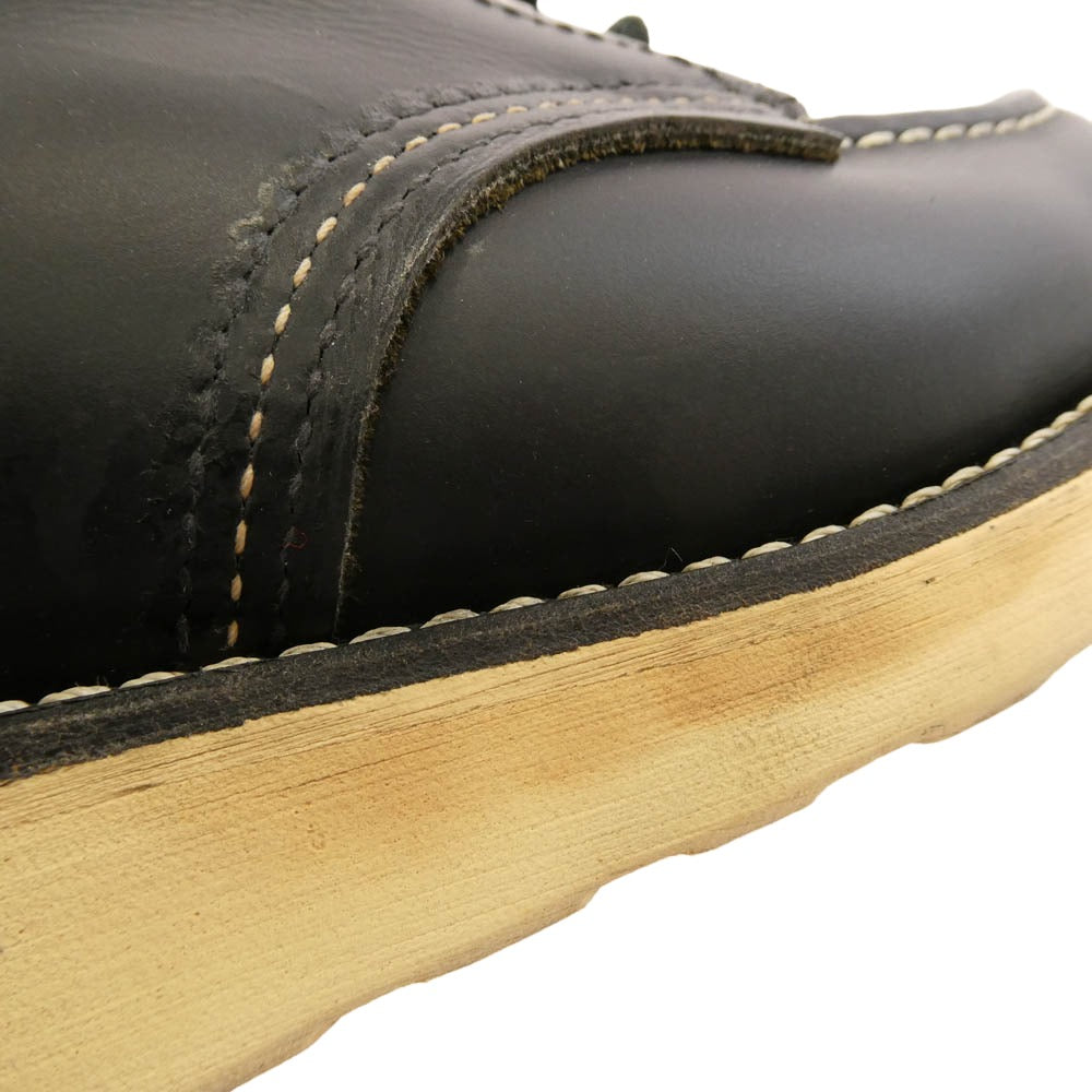 RED WING レッドウィング 8179 6-inch Classic Moc 6インチ クラシック モック レザー ワーク ブラック系 US7.5D【中古】