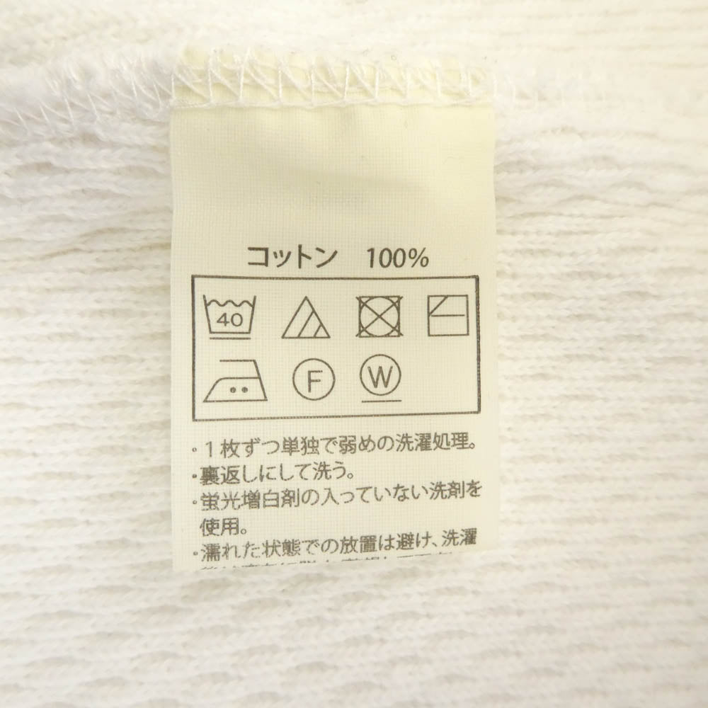 COOTIE クーティー Thermal L/S Tee サーマル ロング スリーブ カットソー ホワイト系 M【中古】