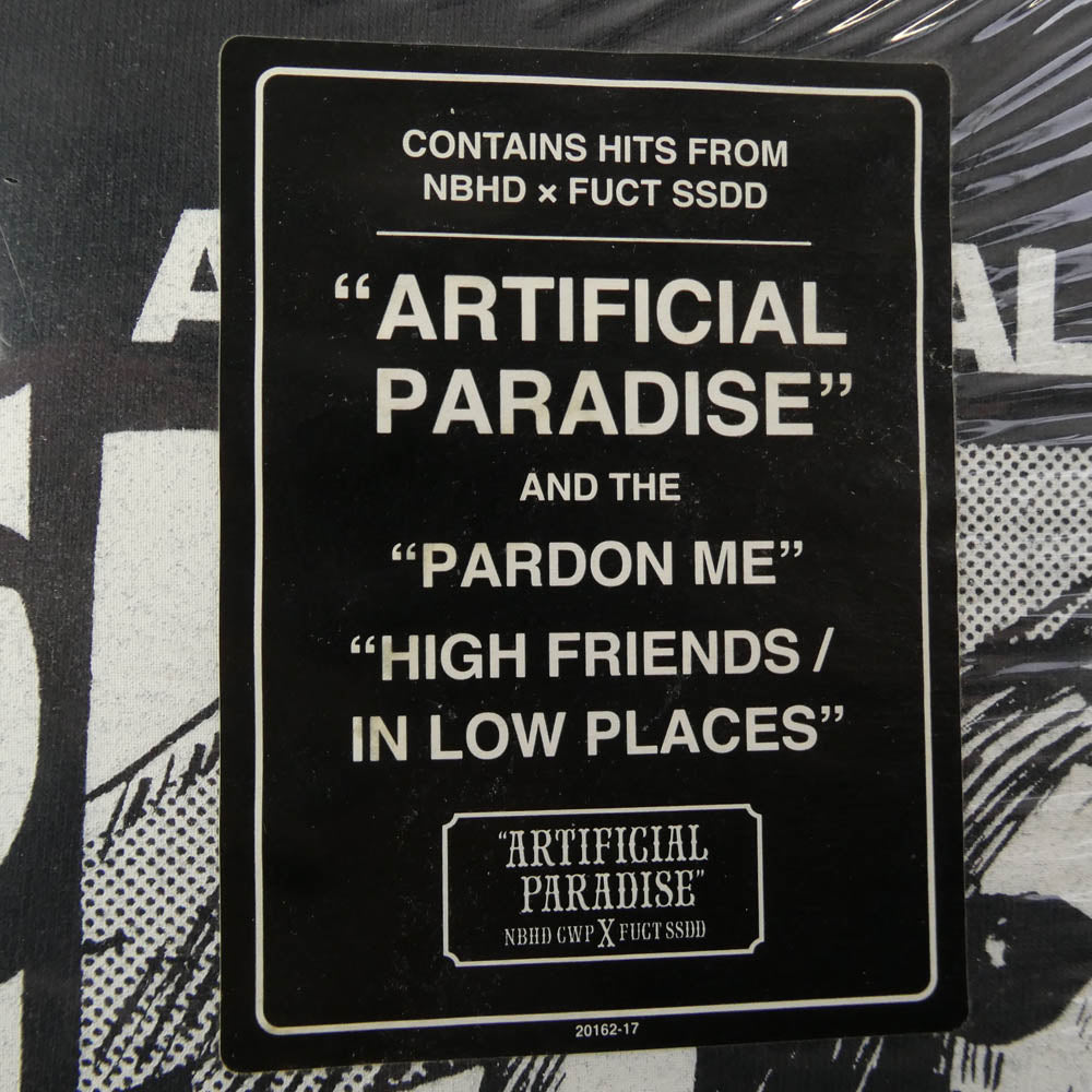 NEIGHBORHOOD ネイバーフッド 162PCFUN-ST02S fuct ssdd ARTIFICIAL PARADISE ファクト 半袖 Tシャツ ブラック系 L【新古品】【未使用】【中古】