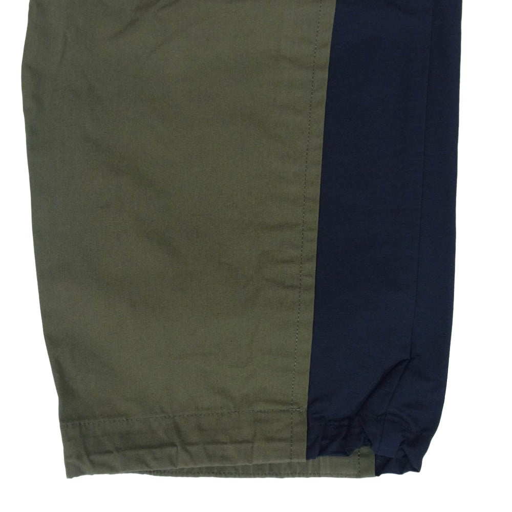 Sacai サカイ 21SS 21-02535M Cotton Oxford Pants コットン オックスフォード ストレートパンツ カーキ系 2【中古】