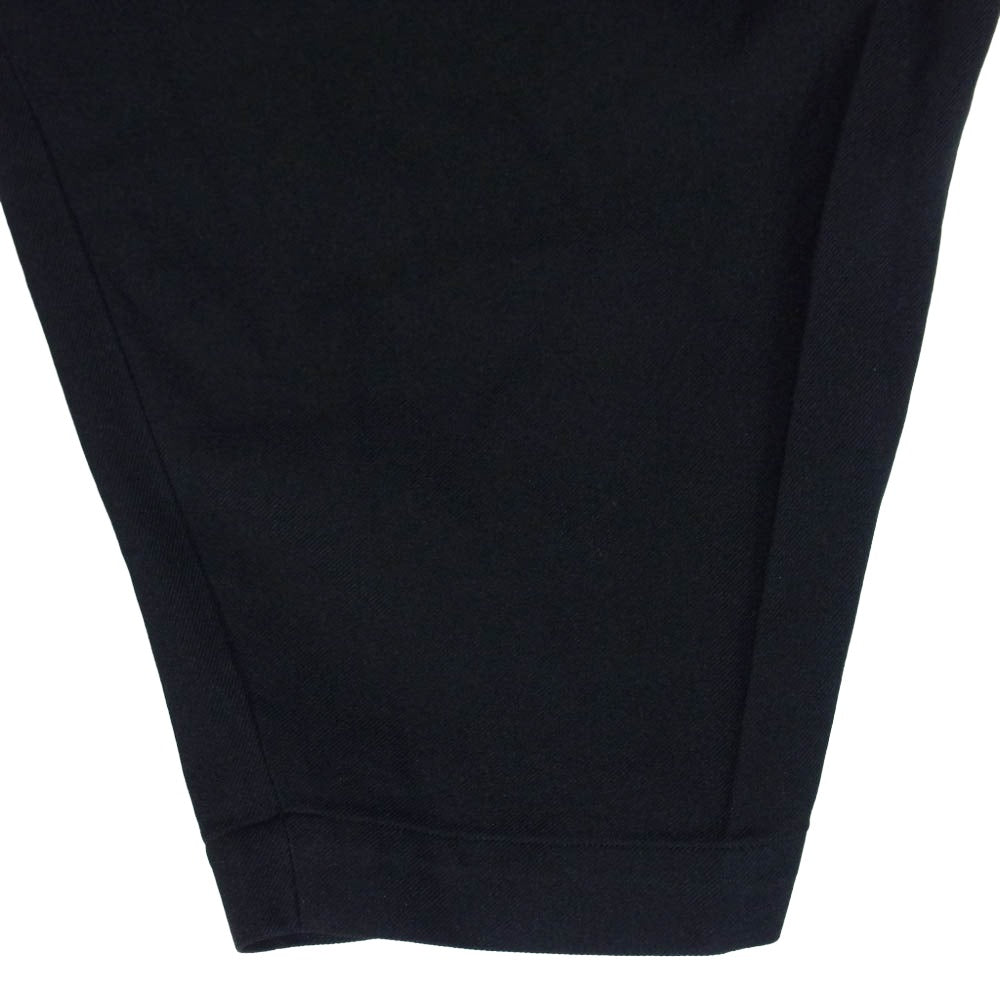 BLACK COMME des GARCONS ブラックコムデギャルソン AD2025 1N-P022 Unisex Pants ワイド イージー ロング パンツ バルーンパンツ ブラック系 XS【中古】