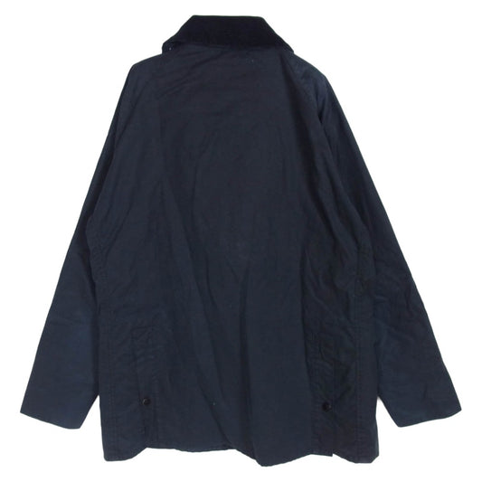 Barbour バブアー 1602130 英国製 SL BEDALE スリムフィット ビデイル オイルド ジャケット ダークネイビー系 42【中古】