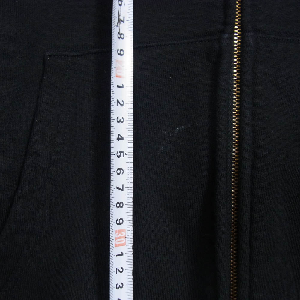 COMOLI コモリ 25SS B01-05001 コットン裏毛ジップパーカー ブラック系 3【中古】