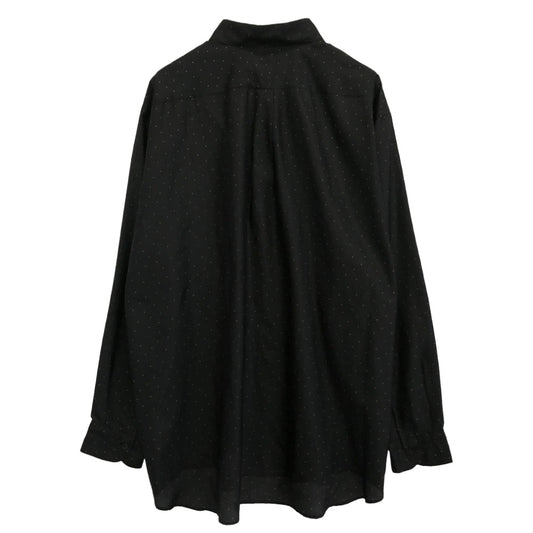 COMOLI コモリ 25SS B01-02015 シルクドット コモリシャツ ブラック系 3【中古】