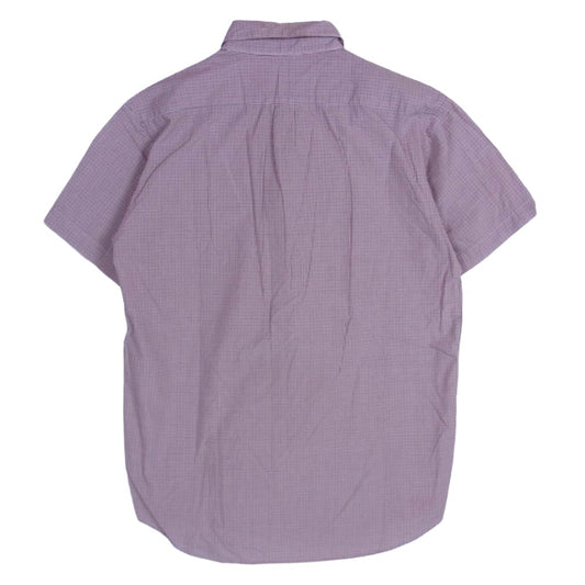 LYNCH SILVERSMITH リンチシルバースミス Heavy Gauge ADULTS ONLY チェック 半袖 シャツ レッド系 S【中古】