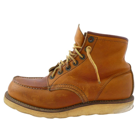 RED WING レッドウィング 875 旧羽タグ アイリッシュセッター クラシック モックトゥ レースアップ ブーツ ブラウン系 6.5【中古】