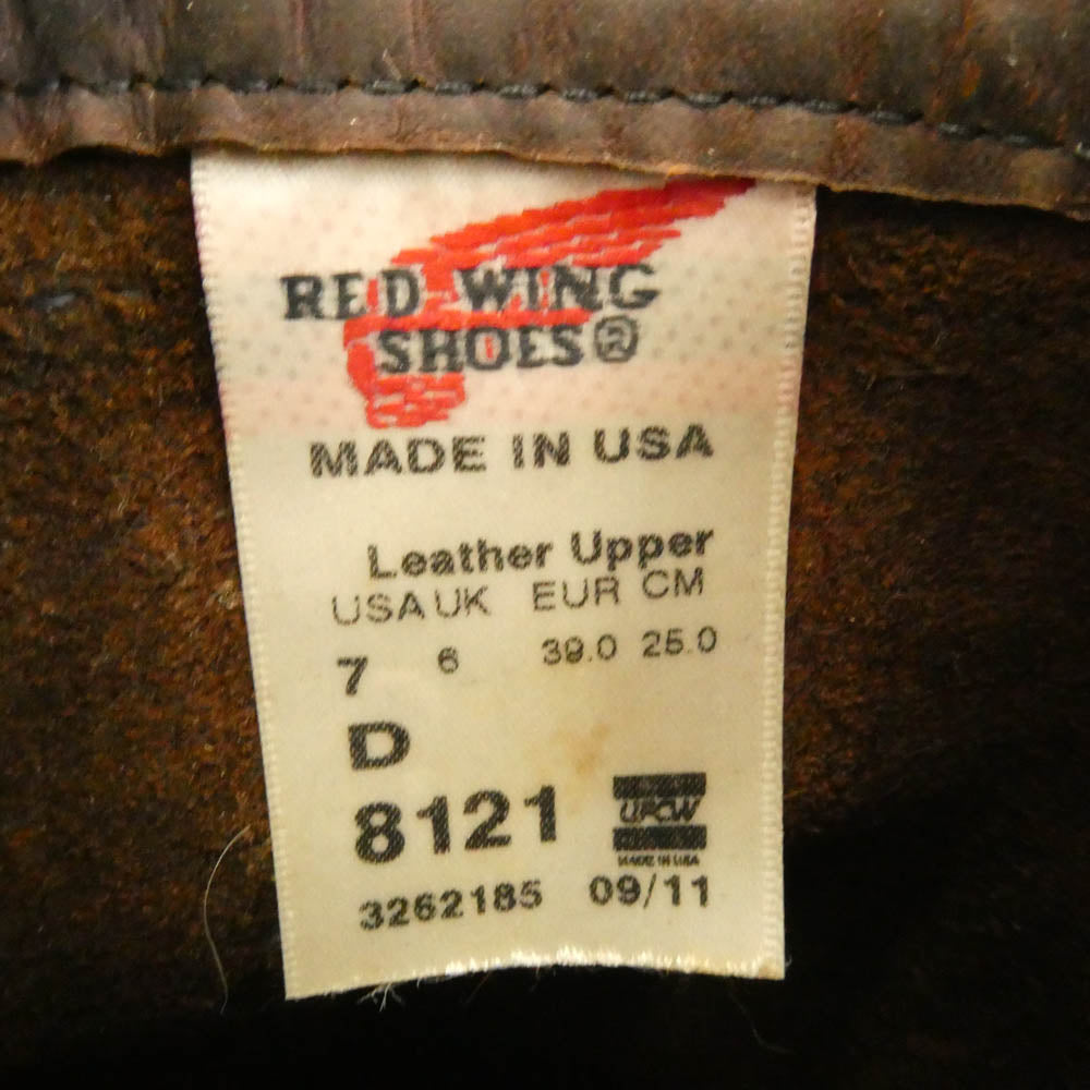 RED WING レッドウィング 8121 2011年製 アイアンスミス エンジニアブーツ ダークグレー系 25cm【中古】