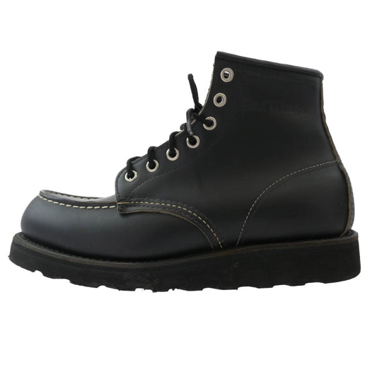 RED WING レッドウィング 8137 アイリッシュセッター レザー モックトゥ ブーツ ブラック系 6.5【中古】