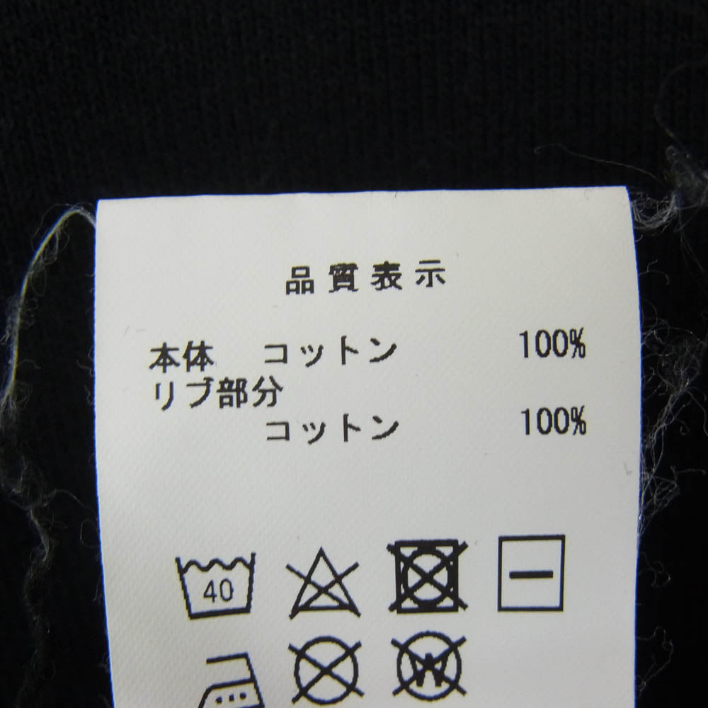 DESCENDANT ディセンダント 24AW Ron Herman Black Collection Team Sweat Pullover ロンハーマン チーム スウェット プルオーバー 長袖 ブラック系 3【中古】