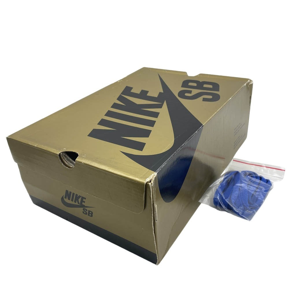 NIKE ナイキ 08年製 318960-401 BLAZER LOW SB VARSITY ROYAL BLACK VRS NOIR ブレザー エスビー バーシティ ロイヤル ブラック ノア ローカット スニーカー ブルー系 27.5cm【中古】