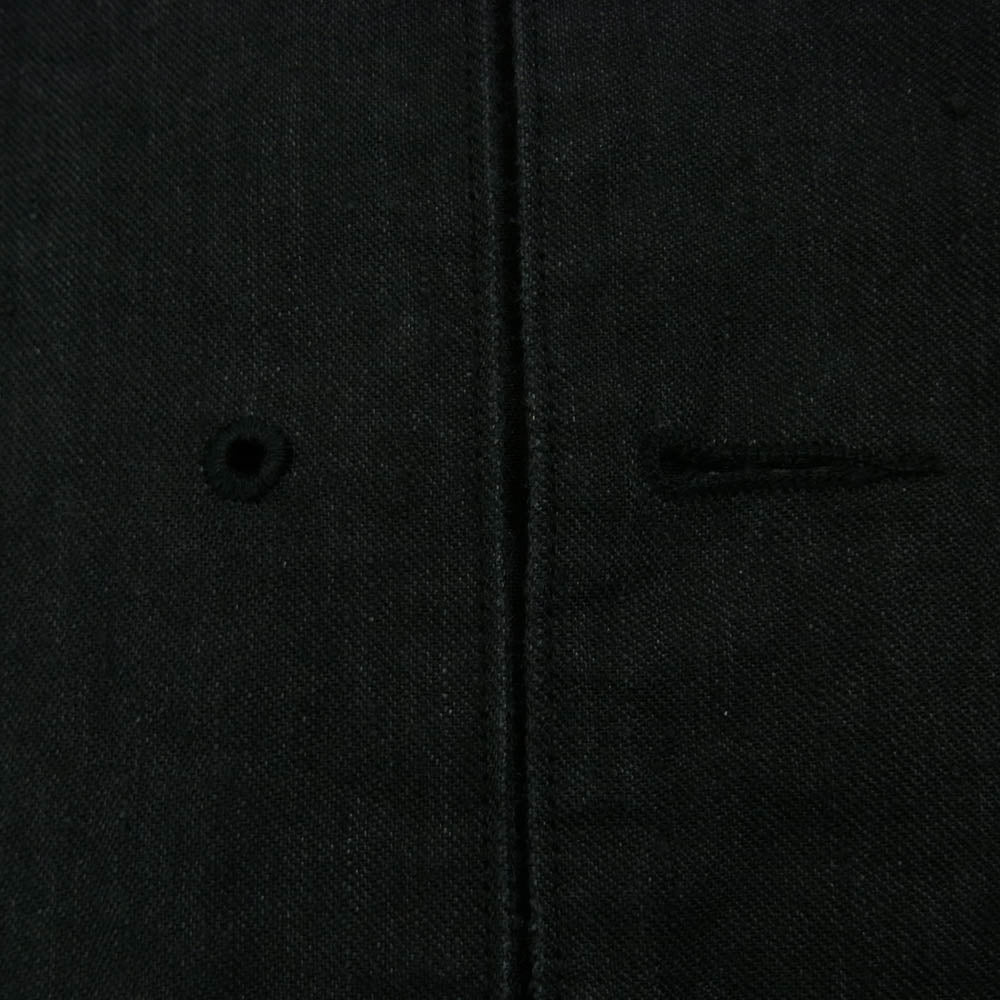 COMOLI コモリ M01-01011 ラミーリネン 1938 ワーク シャツ ジャケット 麻 日本製 チャコール系 2【中古】