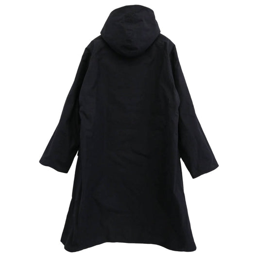 COMOLI コモリ 22AW W03-04012 コットン ベンタイル フーデット コート ブラック系 2【中古】