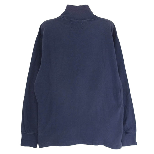 The REAL McCOY'S ザリアルマッコイズ MC17108 FLIGHT DECK JERSEY USS SEAOWL フライト デッキ ジャージー 長袖 Tシャツ ネイビー系 サイズ表記無【中古】